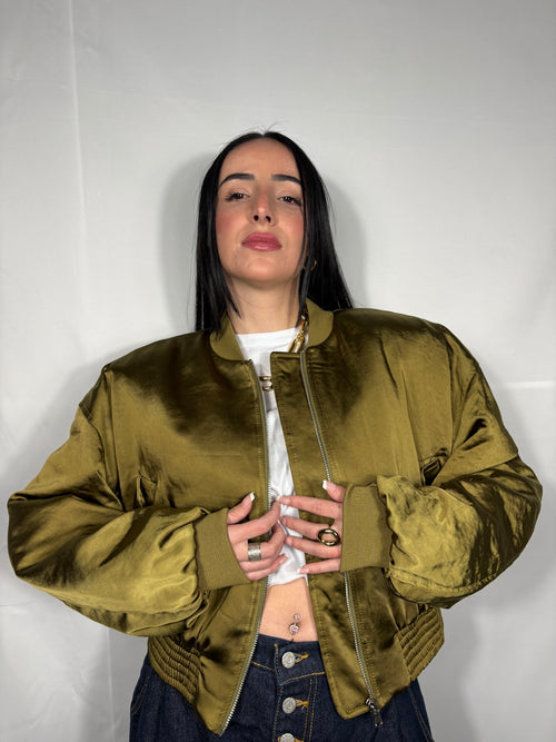 Bomber satin by LUMINA