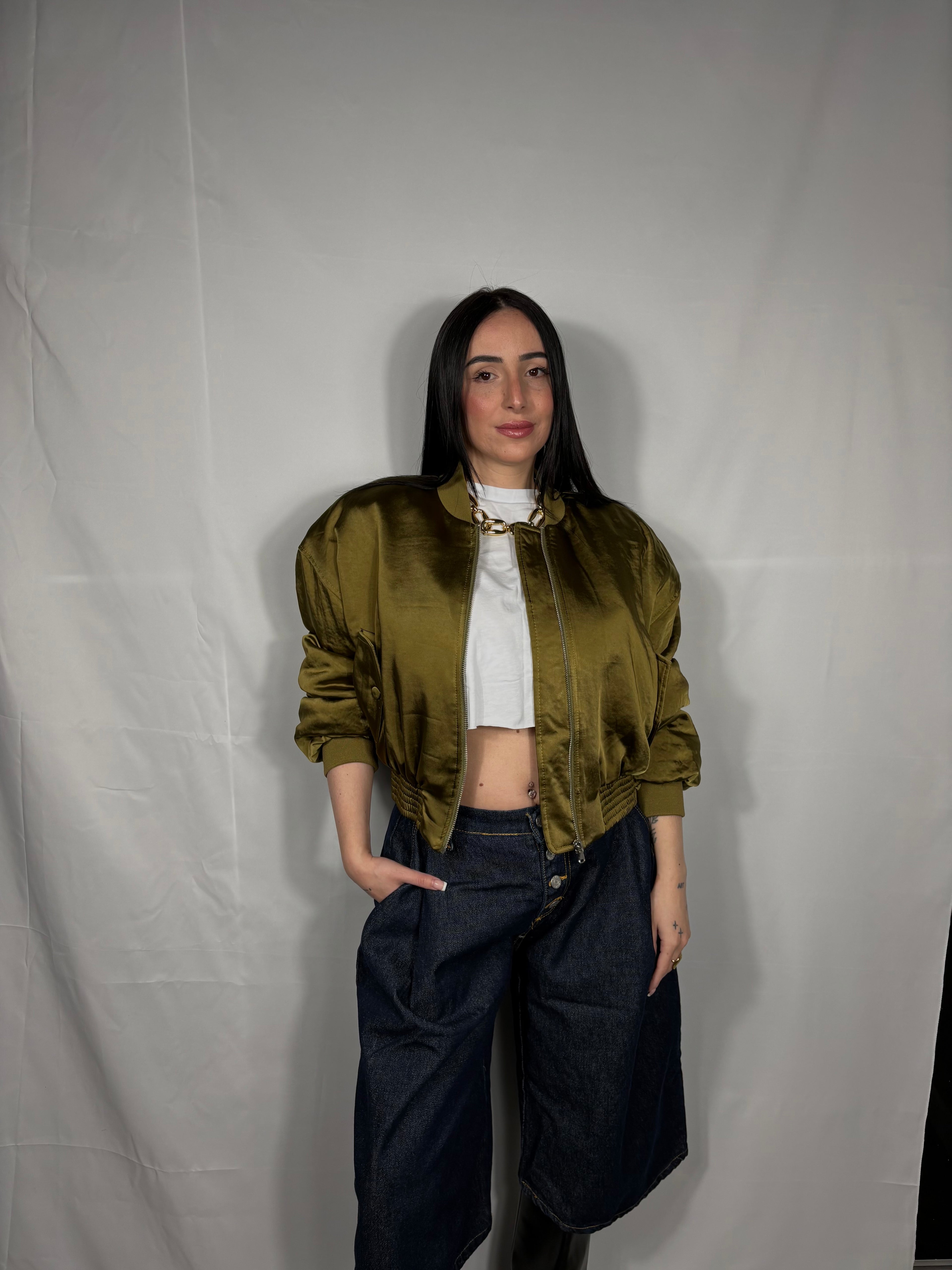 Bermuda jeans ballon